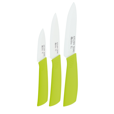 set 3 cuchillos ceramicos kitchen tropic